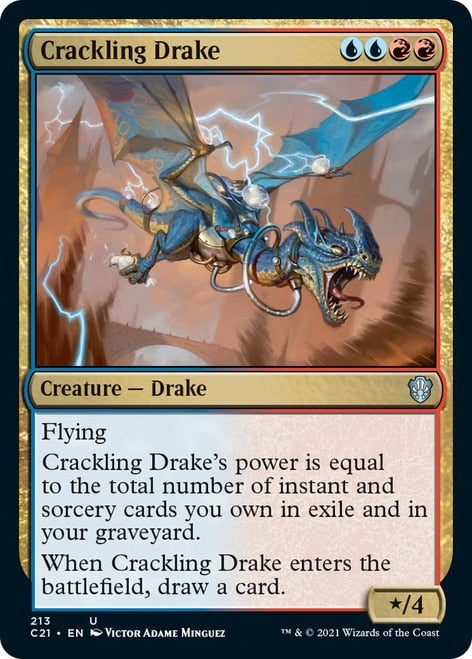 Crackling Drake [Commander 2021] | Good Games Adelaide SA