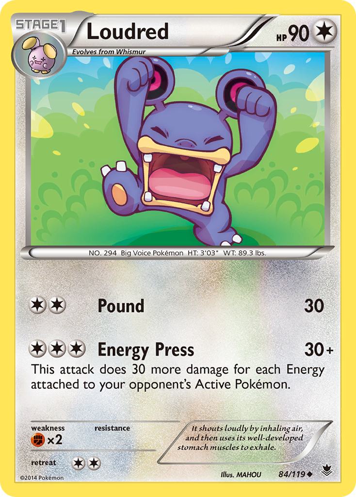 Loudred (84/119) [XY: Phantom Forces] | Good Games Adelaide SA