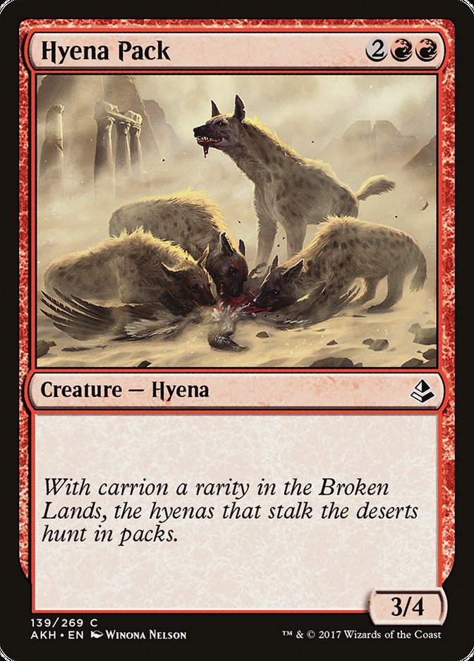 Hyena Pack 139 (Amonkhet)  - Foil | Good Games Adelaide SA