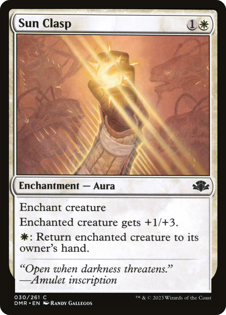 Sun Clasp [Dominaria Remastered] | Good Games Adelaide SA