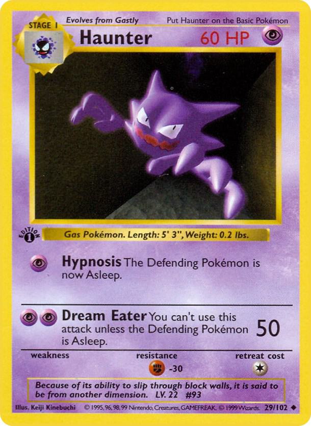 Haunter 029/102 (Base Set (Shadowless))  - 1st Edition | Good Games Adelaide SA