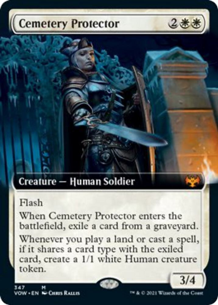 Cemetery Protector Extended Art 347 (Innistrad: Crimson Vow)  - Foil | Good Games Adelaide SA