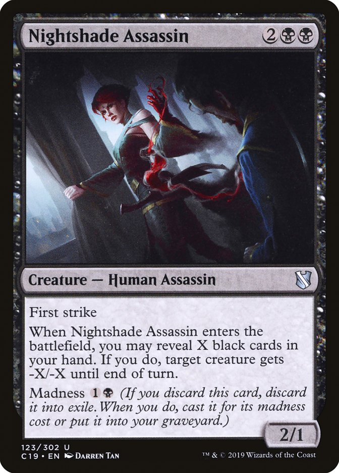 Nightshade Assassin [Commander 2019] | Good Games Adelaide SA