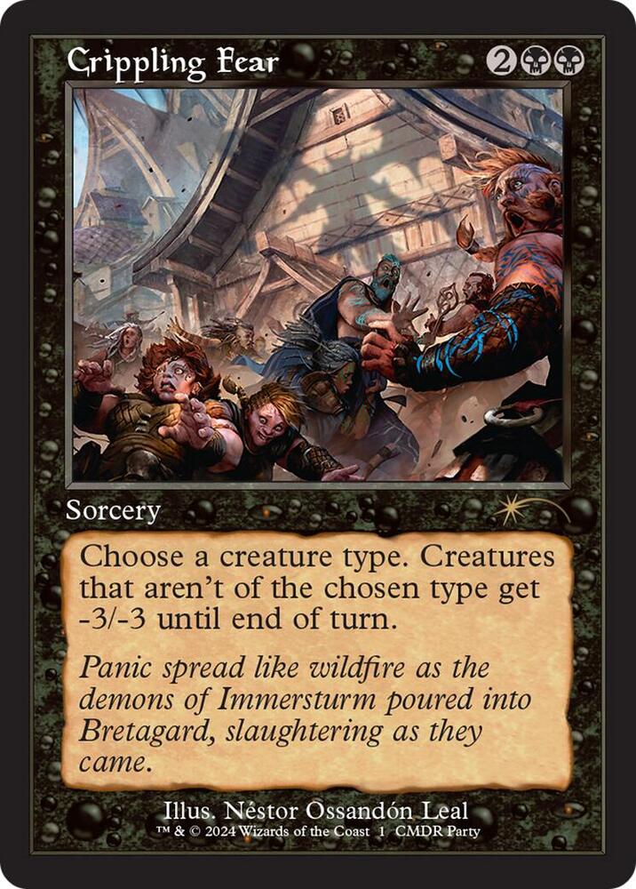 Crippling Fear 1 (WPN & Gateway Promos)  - Foil | Good Games Adelaide SA