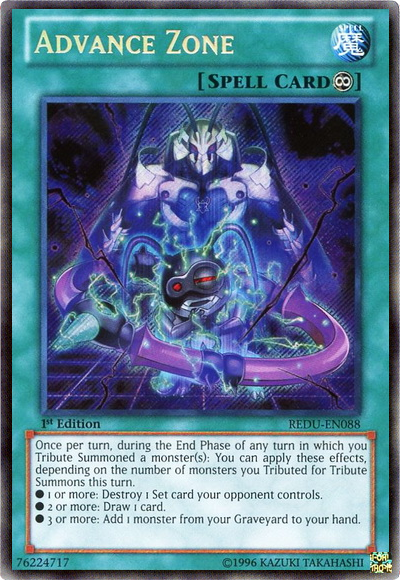 Advance Zone [REDU-EN088] Secret Rare | Good Games Adelaide SA