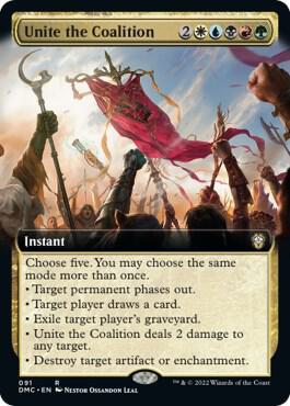 Unite the Coalition Extended Art 91 (Commander: Dominaria United)  | Good Games Adelaide SA