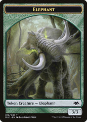 Goblin (010) // Elephant (012) Double-sided Token [Modern Horizons Tokens] | Good Games Adelaide SA