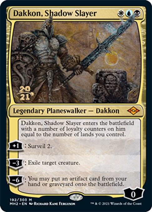 Dakkon Shadow Slayer 192 (Prerelease Cards)  - Foil | Good Games Adelaide SA