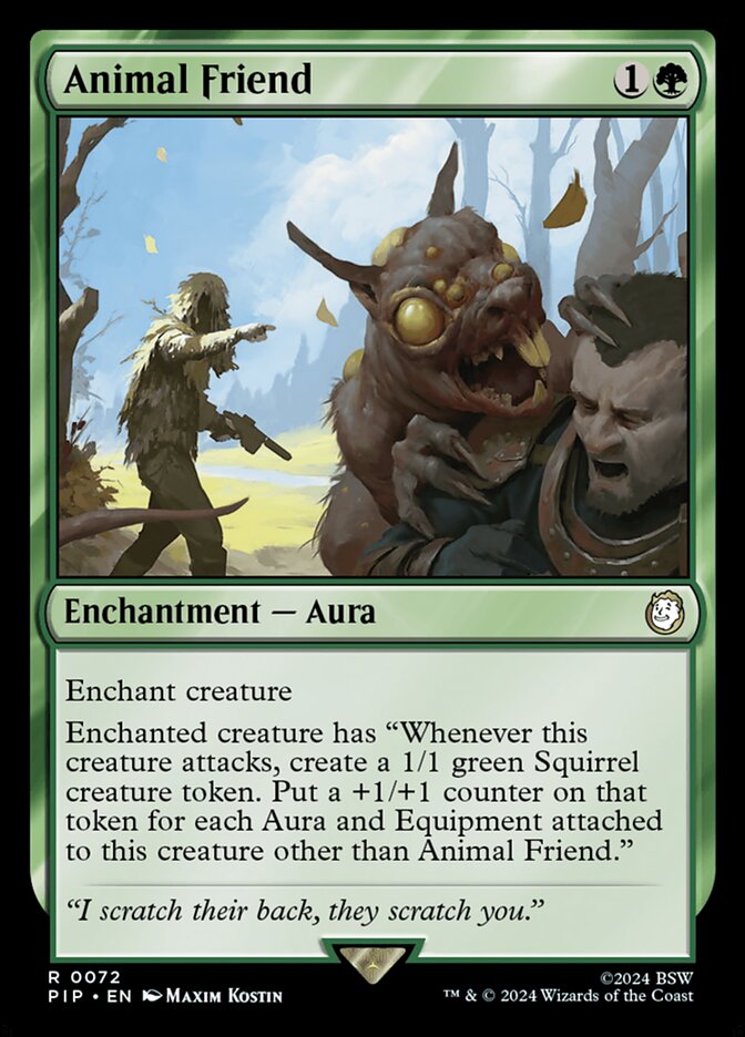 Animal Friend 72 (Universes Beyond: Fallout)  - Foil | Good Games Adelaide SA