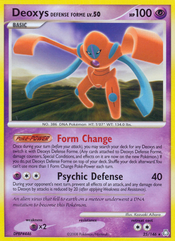 Deoxys Defense Forme (25/146) [Diamond & Pearl: Legends Awakened] | Good Games Adelaide SA