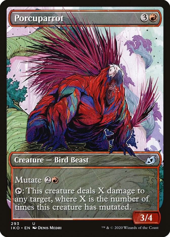 Porcuparrot 293 (Ikoria: Lair of Behemoths)  - Foil | Good Games Adelaide SA