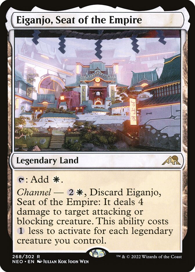 Eiganjo, Seat of the Empire 268 (Kamigawa: Neon Dynasty)  | Good Games Adelaide SA