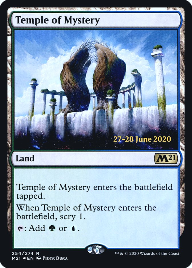 Temple of Mystery  [Core Set 2021 Prerelease Promos] | Good Games Adelaide SA
