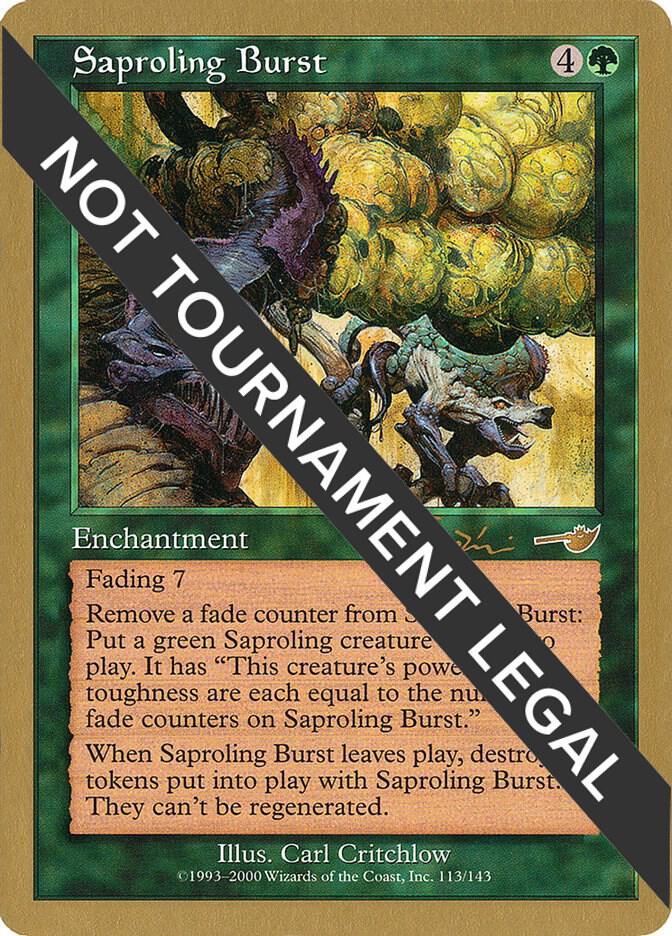 Saproling Burst 2001 Jan Tomcani NMS  (World Championship Decks)  | Good Games Adelaide SA