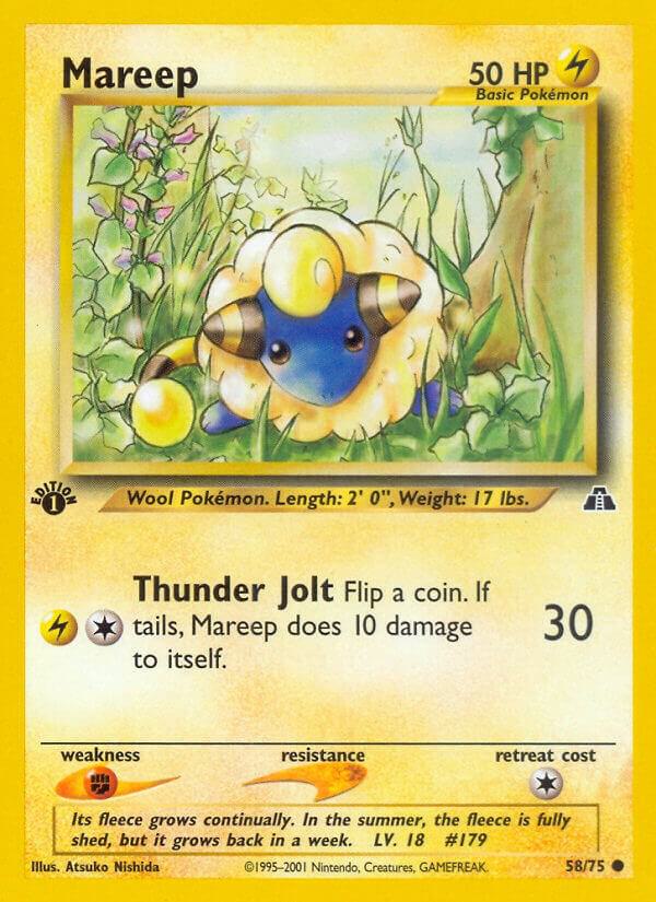 Mareep 58/75 (Neo Discovery)  - 1st Edition | Good Games Adelaide SA