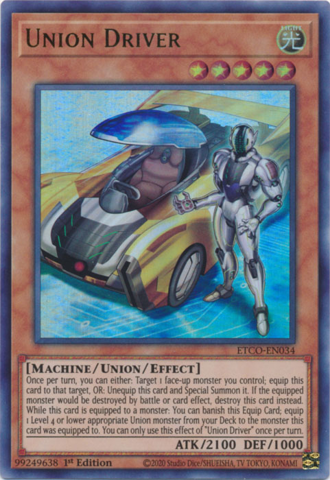 Union Driver [ETCO-EN034] Ultra Rare | Good Games Adelaide SA