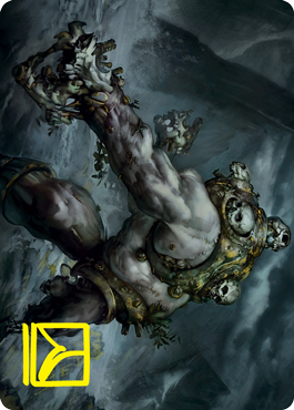 Skull Skaab Art Card (Gold-Stamped Signature) [Innistrad: Crimson Vow Art Series] | Good Games Adelaide SA