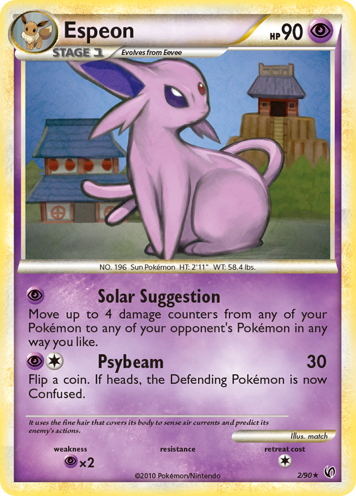 Espeon (2/90) [HeartGold & SoulSilver: Undaunted] | Good Games Adelaide SA