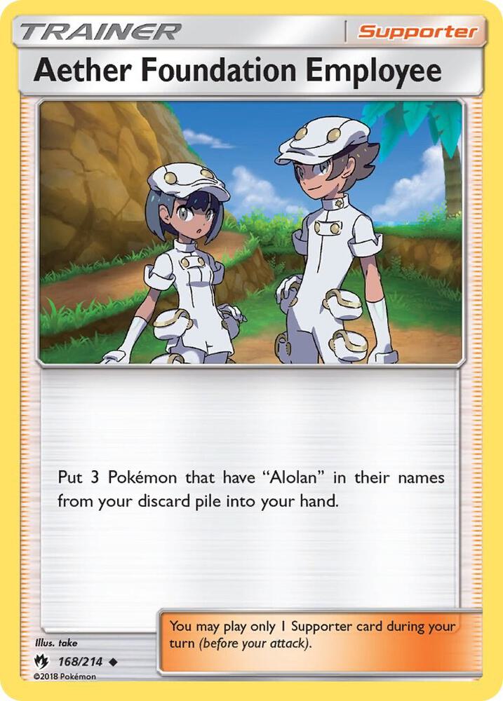 Aether Foundation Employee 168/214 (SM - Lost Thunder)  | Good Games Adelaide SA