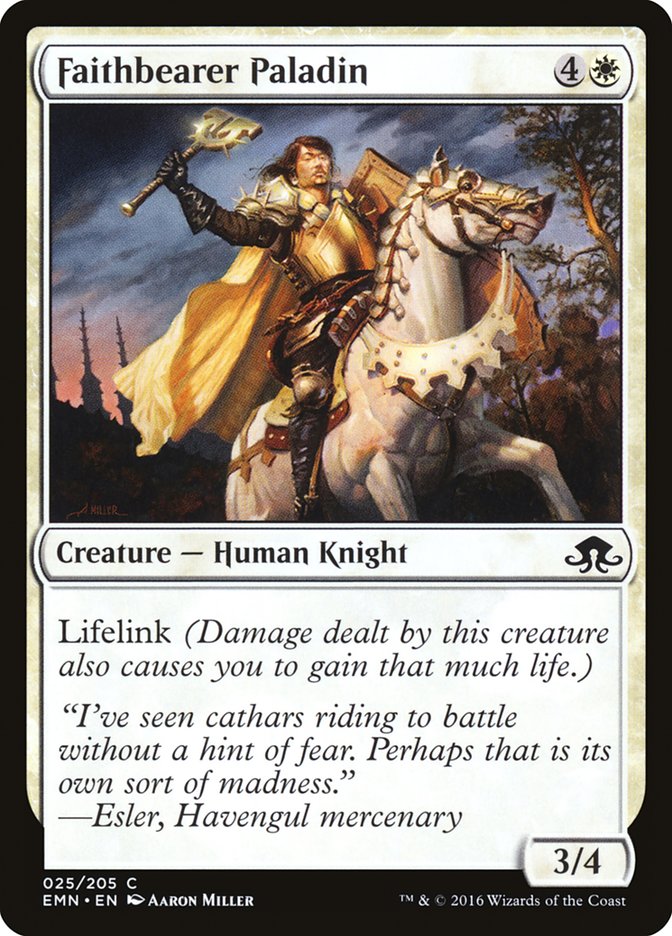 Faithbearer Paladin [Eldritch Moon] | Good Games Adelaide SA