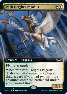 Park Heights Pegasus Extended Art 437 (Streets of New Capenna)  | Good Games Adelaide SA