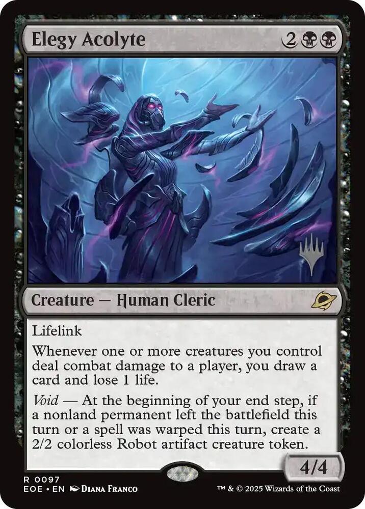 Elegy Acolyte 97 (Promo Pack: Edge of Eternities)  - Foil | Good Games Adelaide SA