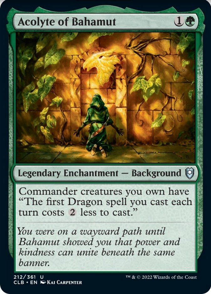 Acolyte of Bahamut [Commander Legends: Battle for Baldur's Gate] | Good Games Adelaide SA