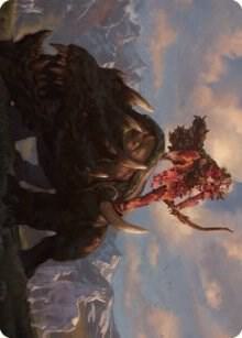 Merias Outrider Art Card 37 (Art Series: Dominaria United)  | Good Games Adelaide SA