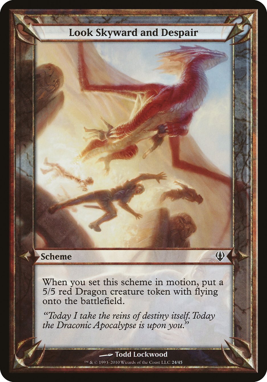 Look Skyward and Despair  (Oversize Cards)  | Good Games Adelaide SA