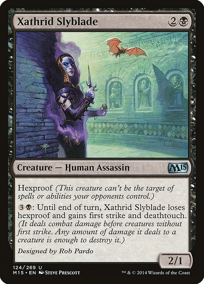 Xathrid Slyblade 124 (Magic 2015 (M15))  - Foil | Good Games Adelaide SA