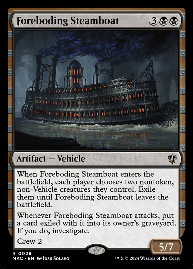 Foreboding Steamboat 28 (Commander: Murders at Karlov Manor)  | Good Games Adelaide SA