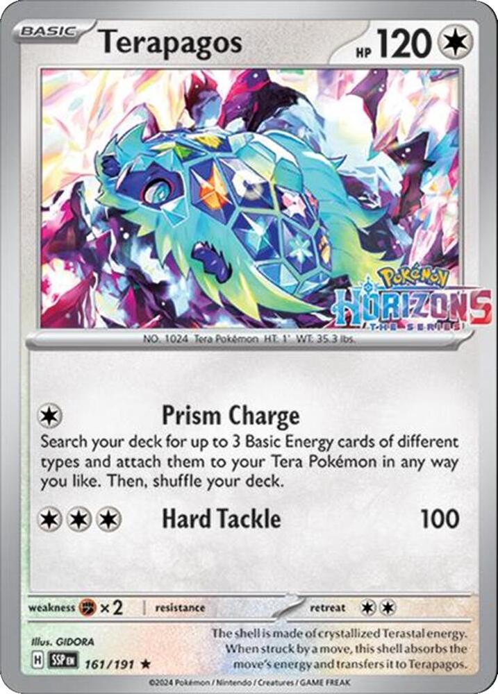 Terapagos 161 191 161/191 (Miscellaneous Cards & Products)  - Reverse Holofoil | Good Games Adelaide SA