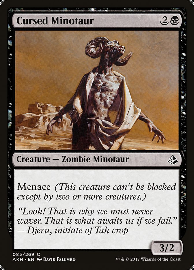 Cursed Minotaur 85 (Amonkhet)  | Good Games Adelaide SA