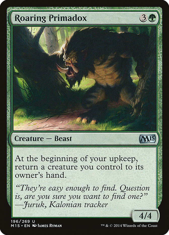 Roaring Primadox 196 (Magic 2015 (M15))  - Foil | Good Games Adelaide SA