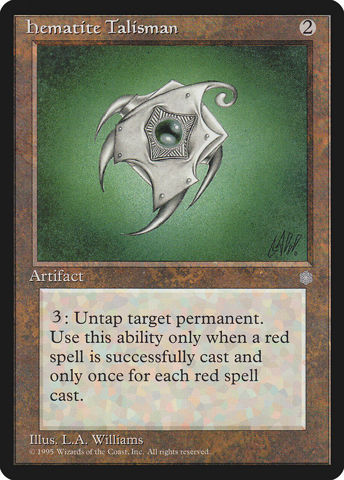 Hematite Talisman  (Ice Age)  | Good Games Adelaide SA