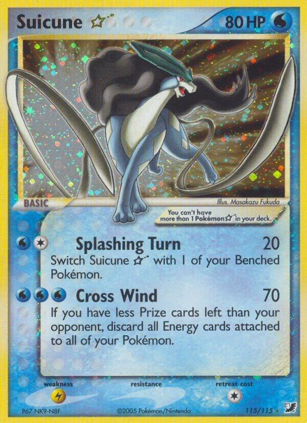 Suicune Star 115/115 (Unseen Forces)  - Holofoil | Good Games Adelaide SA