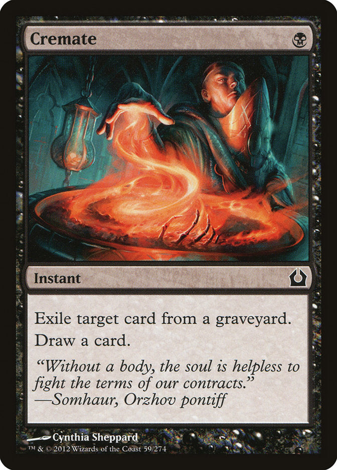 Cremate 59 (Return to Ravnica)  - Foil | Good Games Adelaide SA