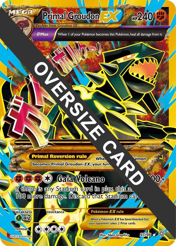 Primal Groudon EX 97 98 097/098 (Jumbo Cards)  - Holofoil | Good Games Adelaide SA
