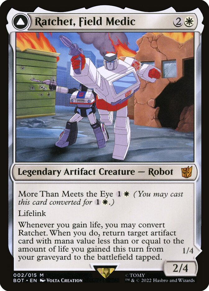 Ratchet Field Medic 2 (Universes Beyond: Transformers)  - Foil | Good Games Adelaide SA