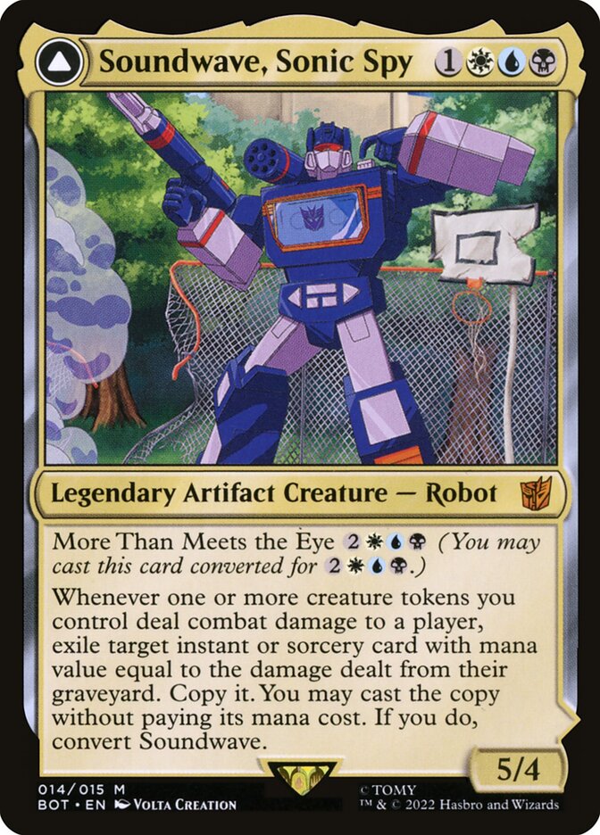 Soundwave, Sonic Spy // Soundwave, Superior Captain 14 (Universes Beyond: Transformers)  | Good Games Adelaide SA