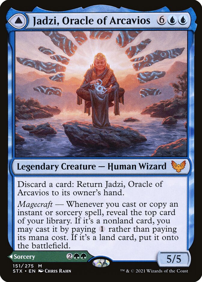 Jadzi, Oracle of Arcavios // Journey to the Oracle 151 (Strixhaven: School of Mages)  | Good Games Adelaide SA