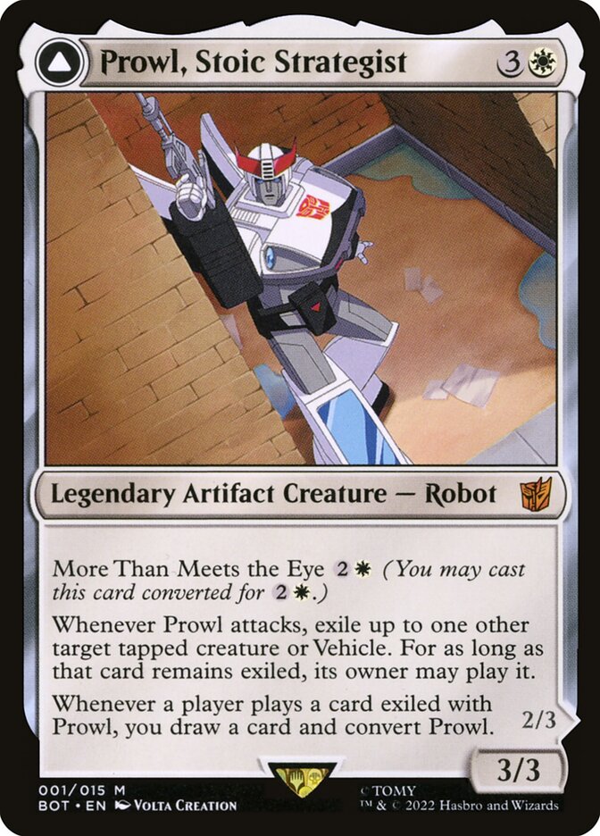 Prowl Stoic Strategist 1 (Universes Beyond: Transformers)  - Foil | Good Games Adelaide SA