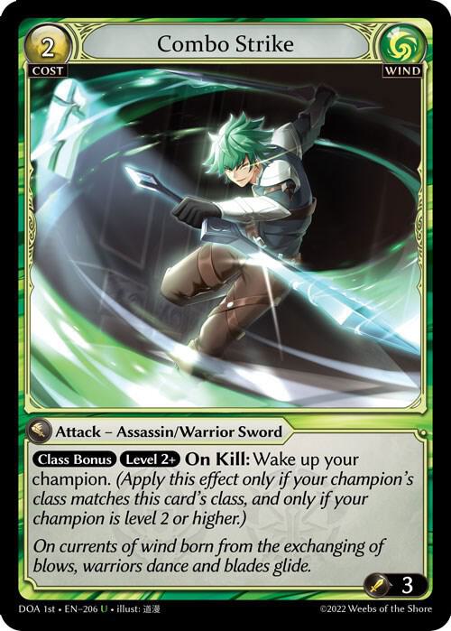 Combo Strike 206 (Dawn of Ashes 1st Edition)  - Foil | Good Games Adelaide SA