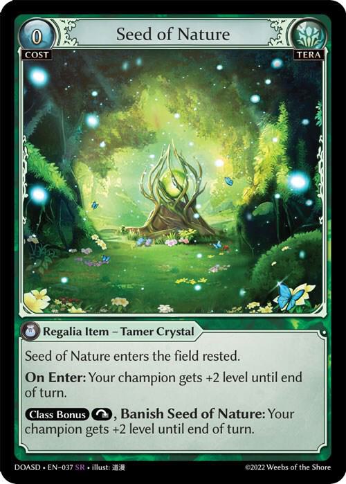 Seed of Nature 037 (Dawn of Ashes Starter Decks)  | Good Games Adelaide SA