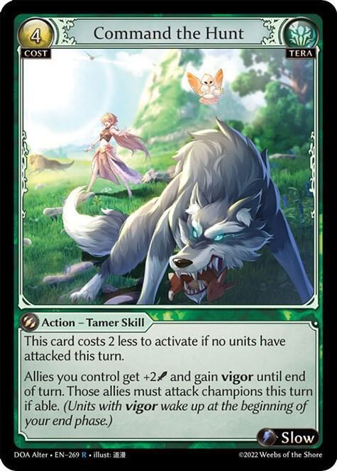 Command the Hunt 269 (Dawn of Ashes Alter Edition)  - Foil | Good Games Adelaide SA