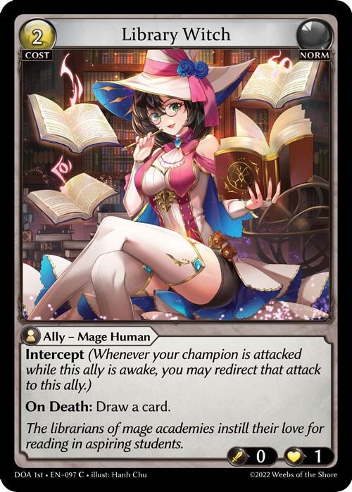 Library Witch 097 (Dawn of Ashes 1st Edition)  | Good Games Adelaide SA