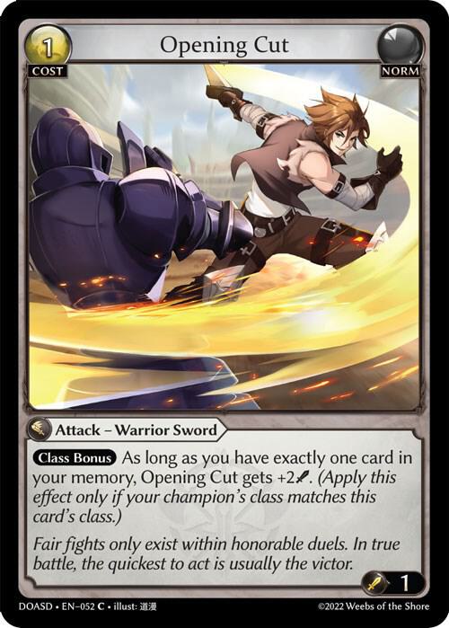 Opening Cut 052 (Dawn of Ashes Starter Decks)  | Good Games Adelaide SA
