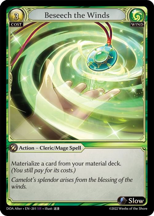 Beseech the Winds 201 (Dawn of Ashes Alter Edition)  | Good Games Adelaide SA