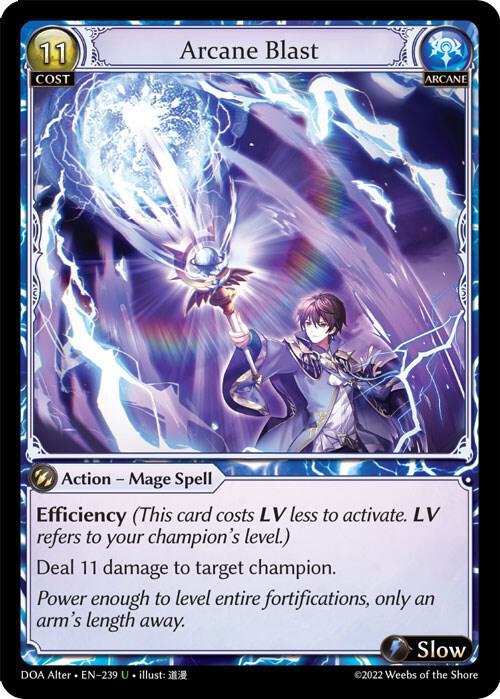 Arcane Blast 239 (Dawn of Ashes Alter Edition)  - Foil | Good Games Adelaide SA