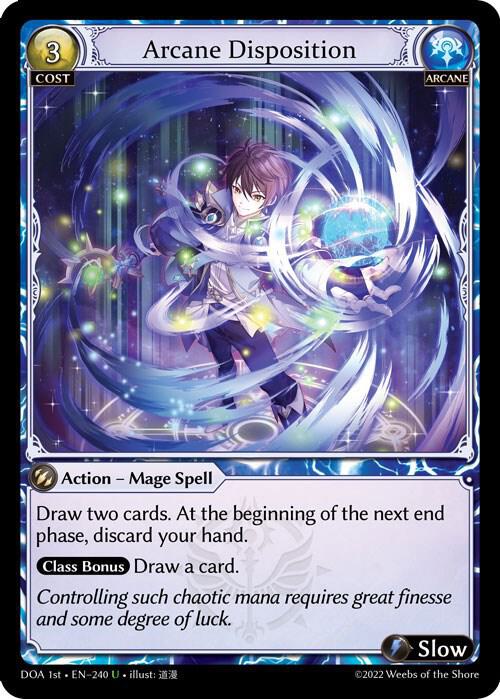 Arcane Disposition 240 (Dawn of Ashes 1st Edition)  - Foil | Good Games Adelaide SA